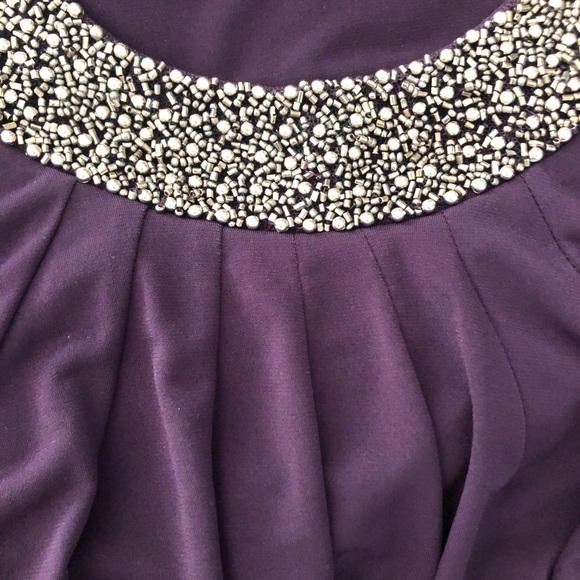 AA Studio AA Plum Purple Dress, size 10. - Picture 7 of 8